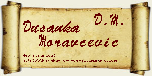 Dušanka Moravčević vizit kartica